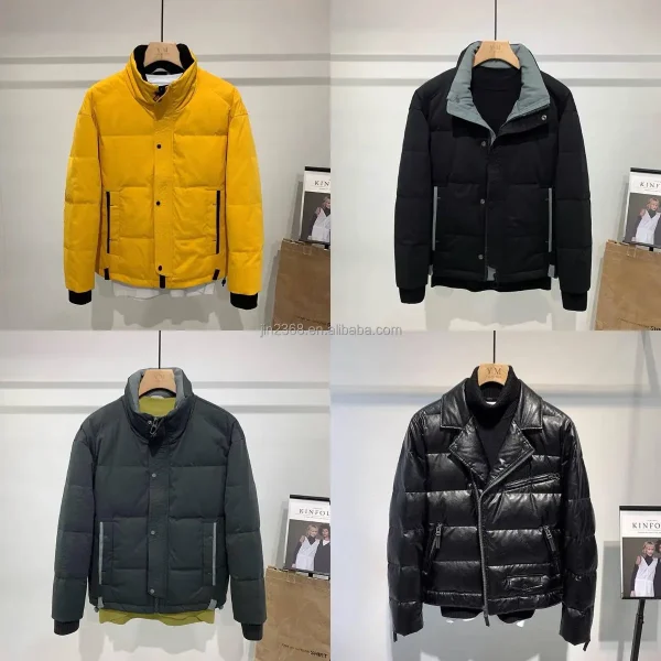 Men's Down Coat Warm  Winter Outerwear Outdoor Men Bubble Puffer Jacket - Image 2