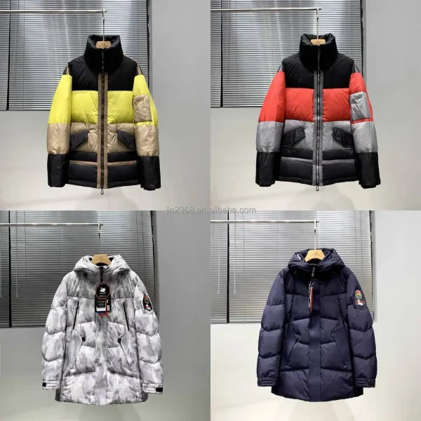 Men's Down Coat Warm  Winter Outerwear Outdoor Men Bubble Puffer Jacket - Image 3