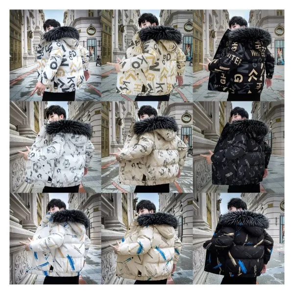 Winter New Autumn Winter Men's Down Jacket Fashionable Men's Coat New Large Down Jacket - Image 6