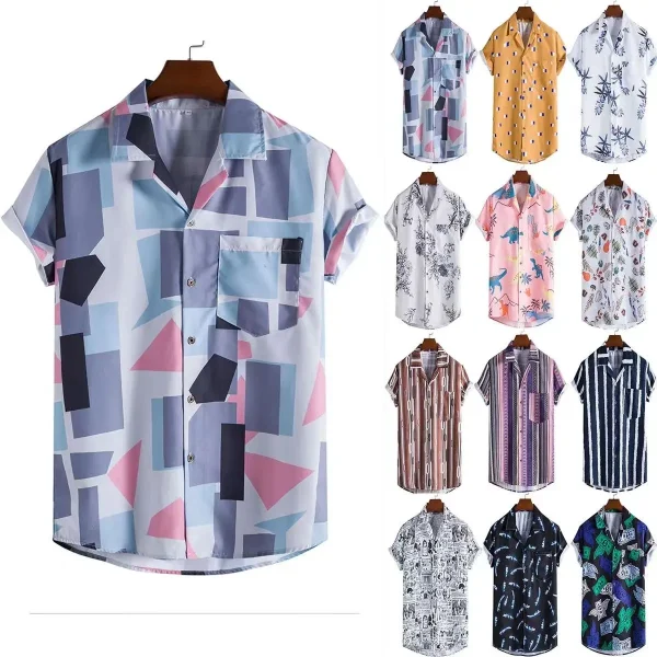 Men's Formal Shirt Solid Color Short Sleeved Elastic Four-way Elastic Formal Shirt Business Casual Button up Shirt