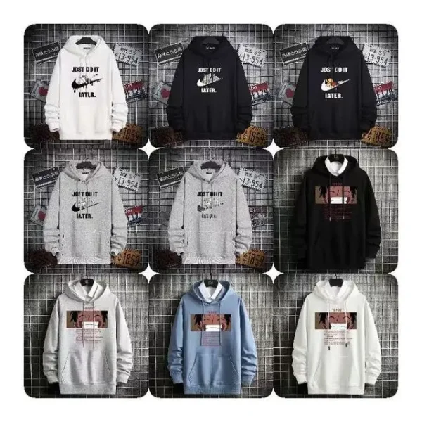 Comfortable Men Quick Dry Hoodies Best Size  Colorful Men Wear Warm Plain Hoodies Good Quality Men Hoodies